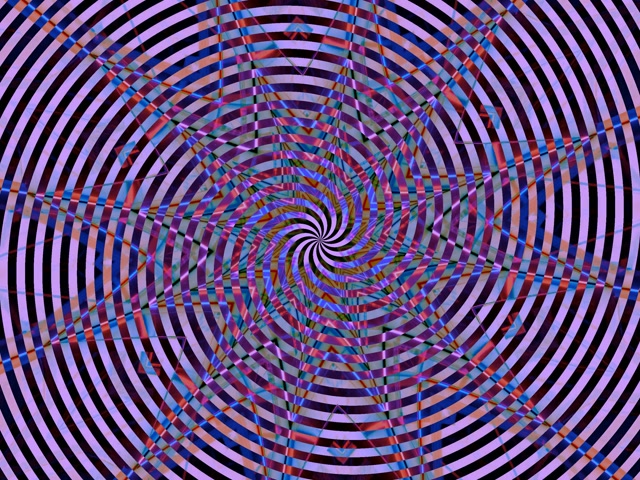 Spiraling Neon Tunnel Vortex Loop 4:3 Classic 60fps Screensaver