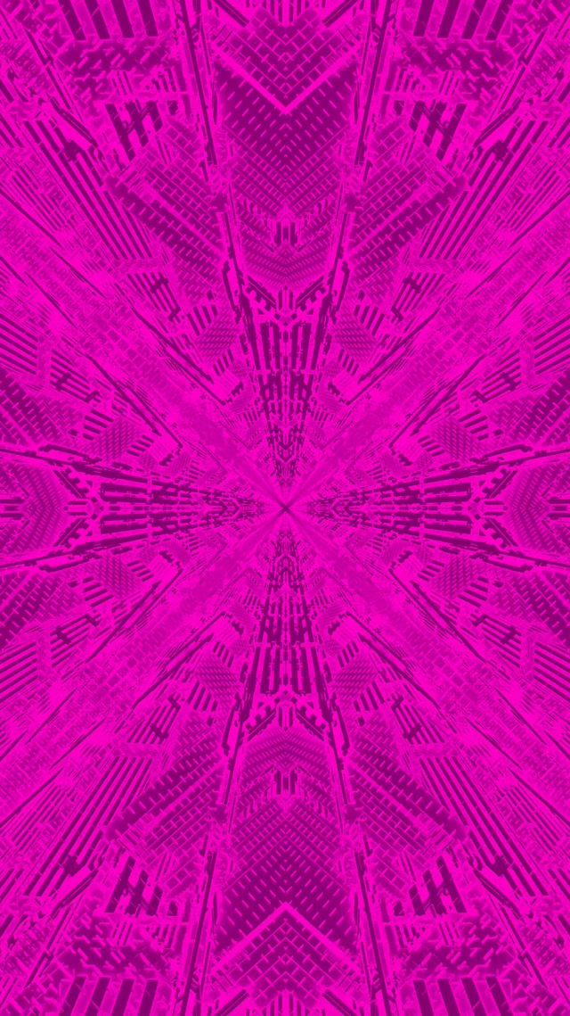 Purpurový Fraktální Kaleidoskop Neonový Tunel VJ Loop 9:16 Reels 60fps Šetřič Obrazovky