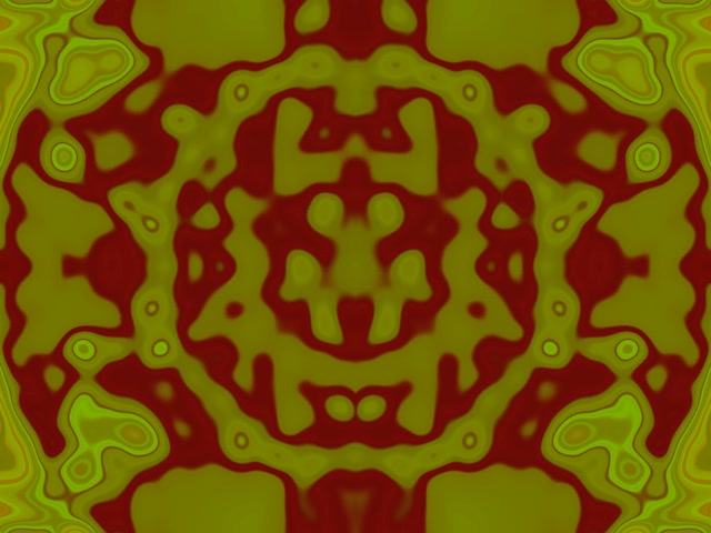 Neonový tunel kysele zelený kaleidoskop VJ Loop 4:3 klasický 60fps spořič obrazovky