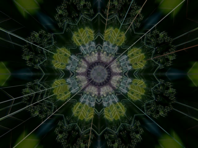 Neon Tunnel Kaleidoscope Vortex | 4:3 Classic 60fps Screensaver Loop