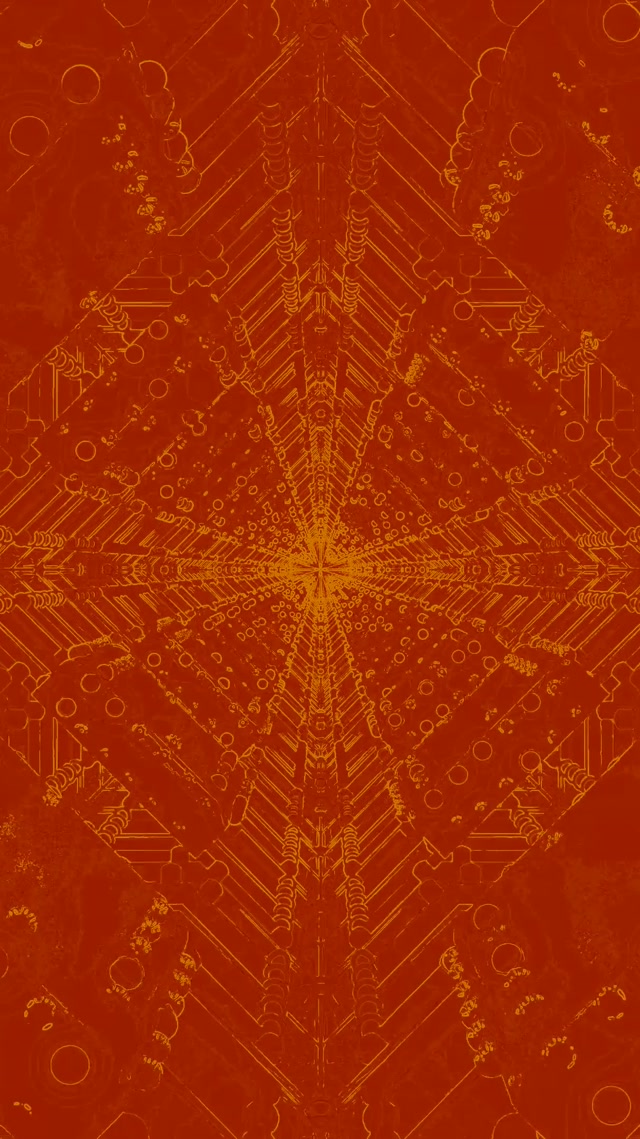 Neonový Tunel Kaleidoskop Hvězdný Výbuch VJ Loop 9:16 Reels 60fps Spořič