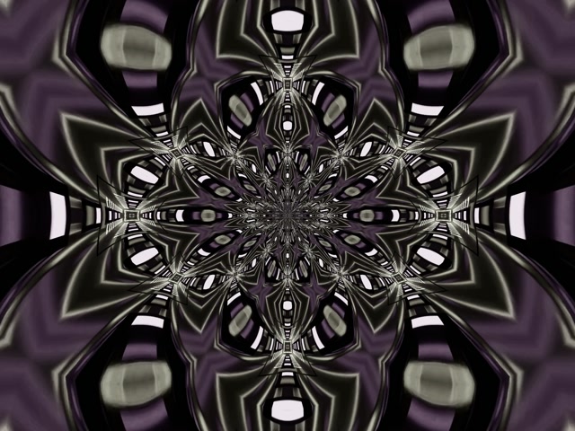 VJLoops Neonový Tunel Tmavý Fraktálový Kaleidoskop 4:3 Klasický 60fps Spořič Obrazovky