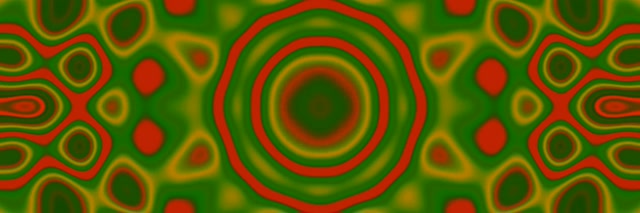 Neonový tunel oranžová vlnka vortex VJ Loop 3:1 Triple Wide 60fps spořič