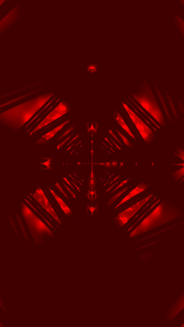 Červený Neonový Tunel Diamantový Vír VJ Loop 9:16 Reels 60fps Šetřič Obrazovky