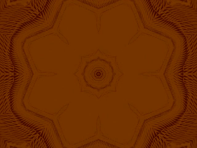 Neonový Tunel Hnědá Mandala Ovál VJ Loop 4:3 Classic 60fps Spořič