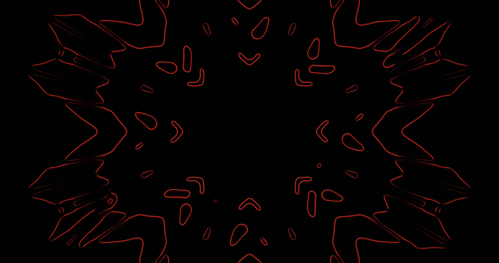 Twnnel Neon Coch Arbedydd Sgrin 4K UHD 60fps VJ Loop