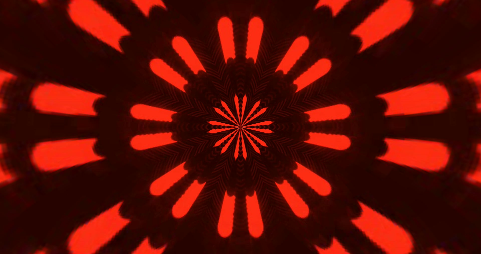 Twnnel Neon Blodyn Rhuddgoch arbedwr sgrin 4K UHD 60fps arbedwr sgrin pc