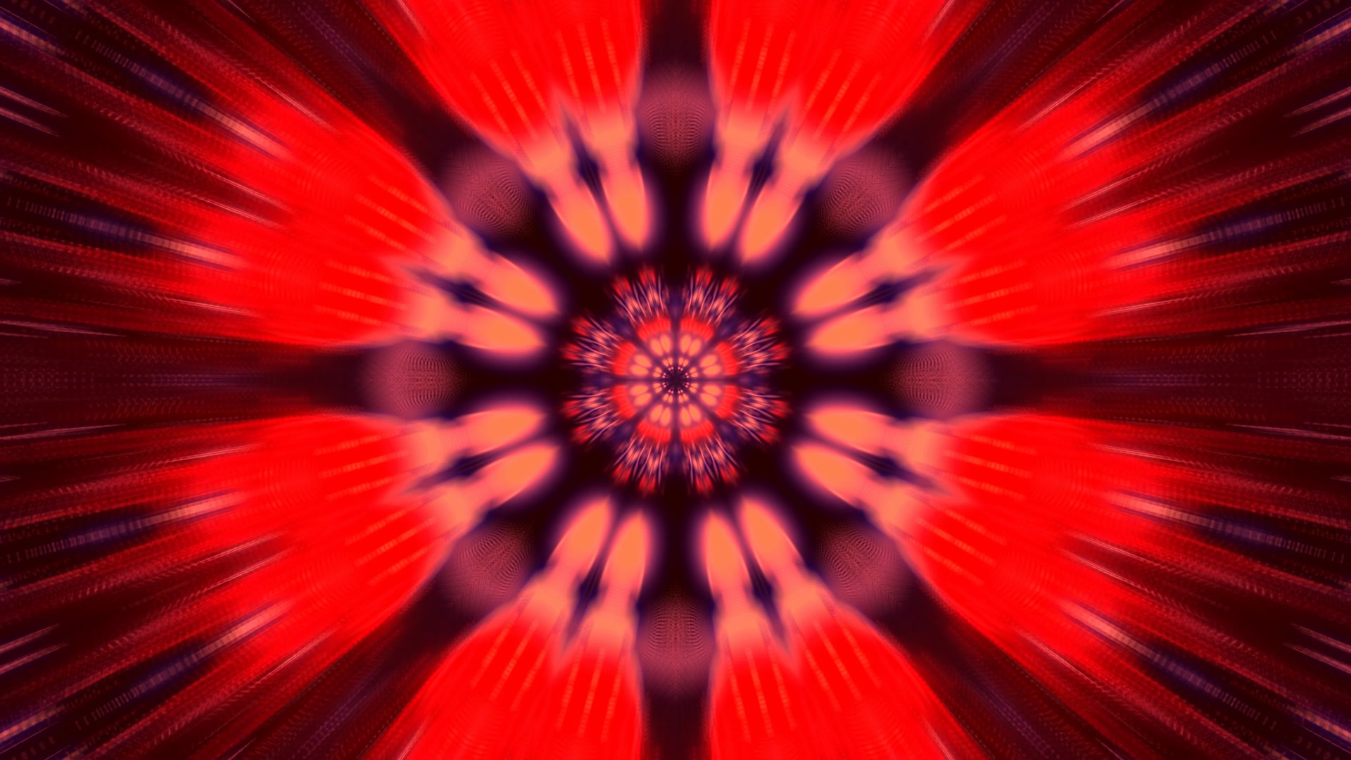 Twnnel Neon Coch Arbedydd Sgrin 4K UHD 60fps VJ Loop