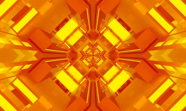 Dolen VJ Twnnel Neon Caleidosgop Diemwnt Euraidd 5:3 llydan 60fps Arbedwr Sgrin