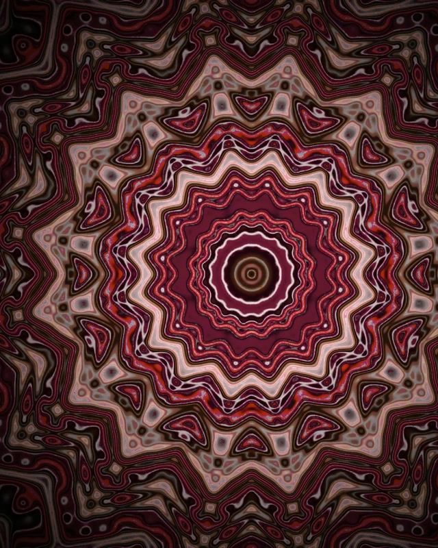 Twnnel Neon Mandala Seren Troellog VJ Loop 4:5 Instagram 60fps Sgrin Arbedwr