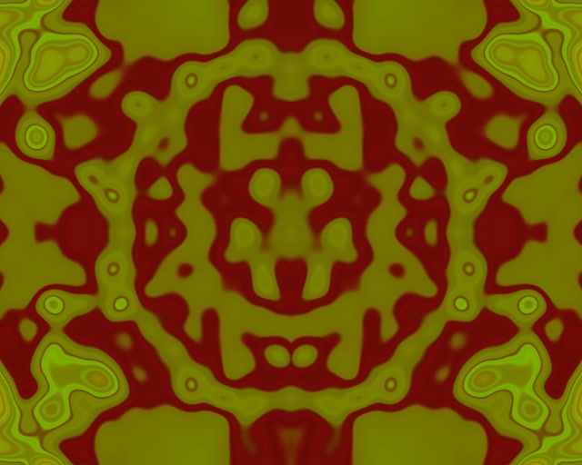 Twnnel Neon Blob Caleidosgop VJLoops 5:4 Diwydiannol 60fps Arbedwr Sgrin