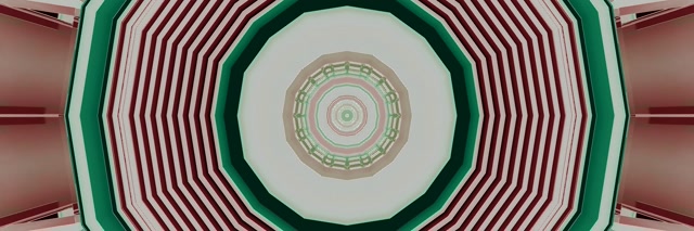 Twnnel Neon Octagon Troell VJLoops 3:1 Triple Llydan 60fps Arbed Sgrin