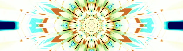 Twnnel Neon Caleidosgop Ffrwydrad VJ Loop 32:9 Super Ultrawide 60fps Arbed Sgrin