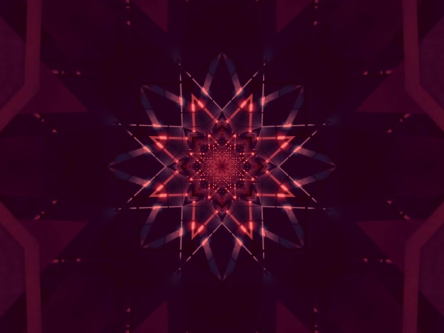 Caleidosgop Seren Twnnel Neon VJLoops 4:3 Clasurol 60fps Sgrin Arbedwr