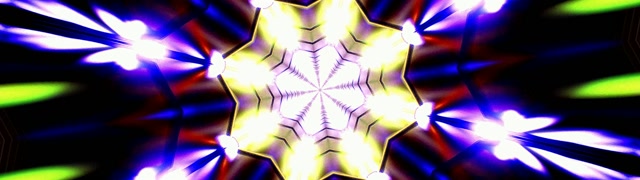 Twnnel Neon Ffrwydrad Caleidosgôp 32:9 Super Ultrawide 60fps Arbedwr Sgrin Dolen Vj