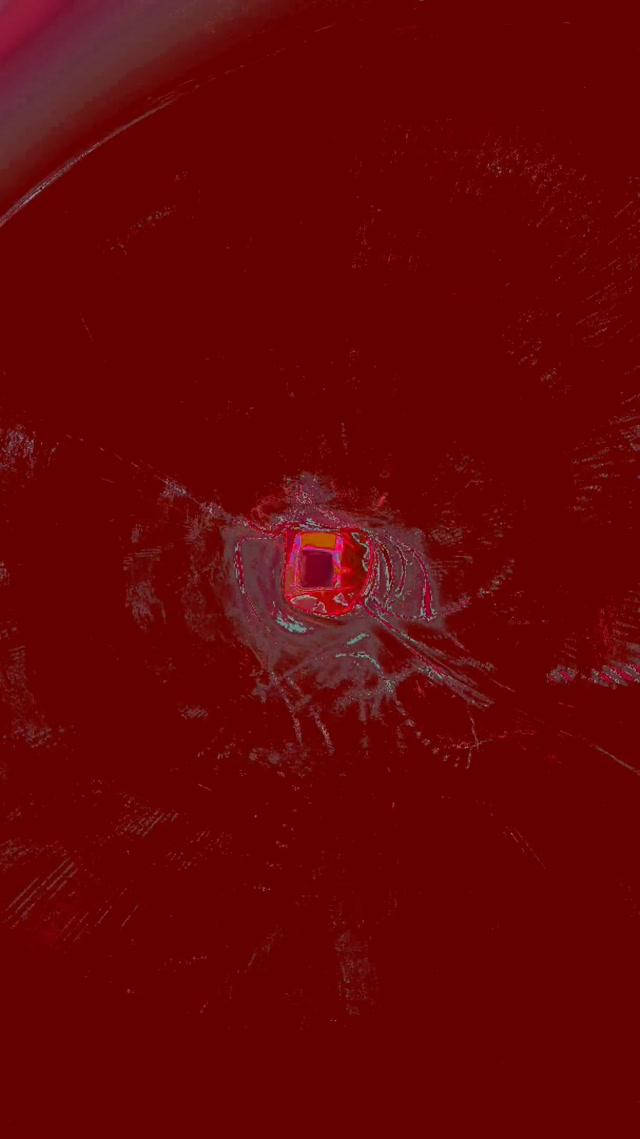 Twnnel Neon Rhuddgoch Vortecs VJ Loop 9:16 Reels 60fps Arbedwr Sgrin