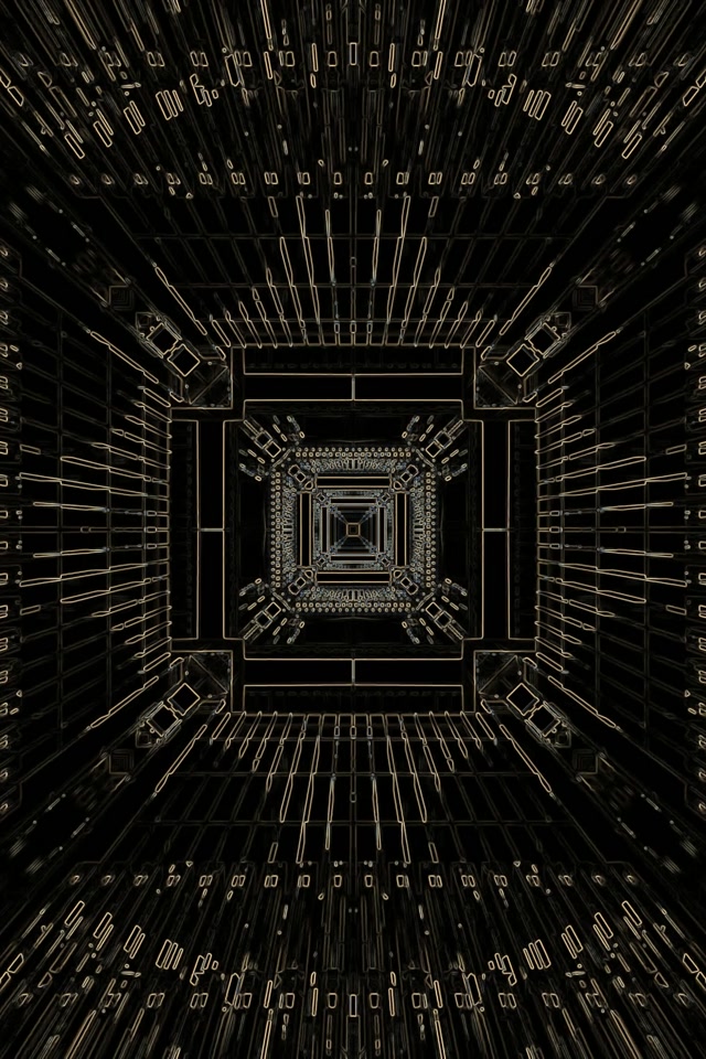 Twnnel Neon Aur Cylched Vortex Vj Loop 2:3 Photo Portrait 60fps Screensaver