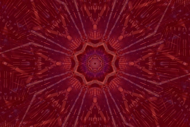 Twnnel Neon Seren Caleidosgop Coch Dolen VJ 3:2 Surface 60fps Arbedwr Sgrin