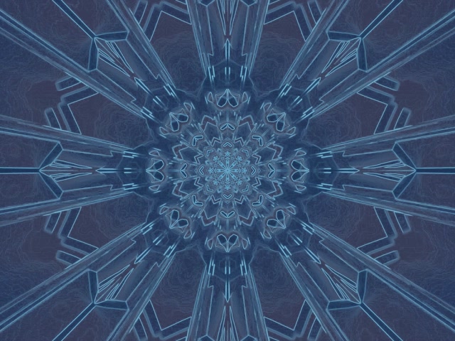 Neon Tunnel Fractal Kaleidoscope Burst 4:3 Classic 60fps VJ Loop Screensaver
