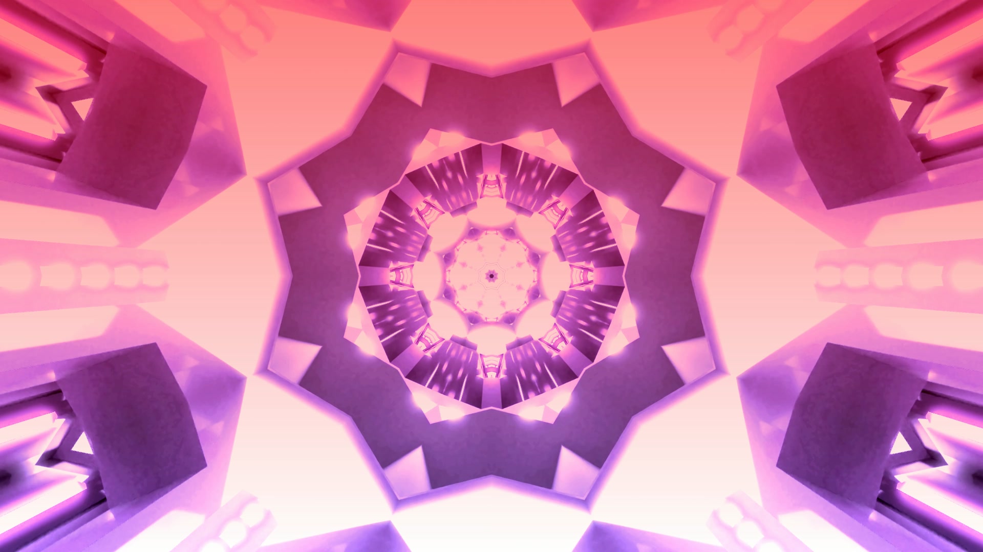 Pinc Porffor Twnnel Neon Sgrin Arbed 4K UHD 60fps VJ Loop