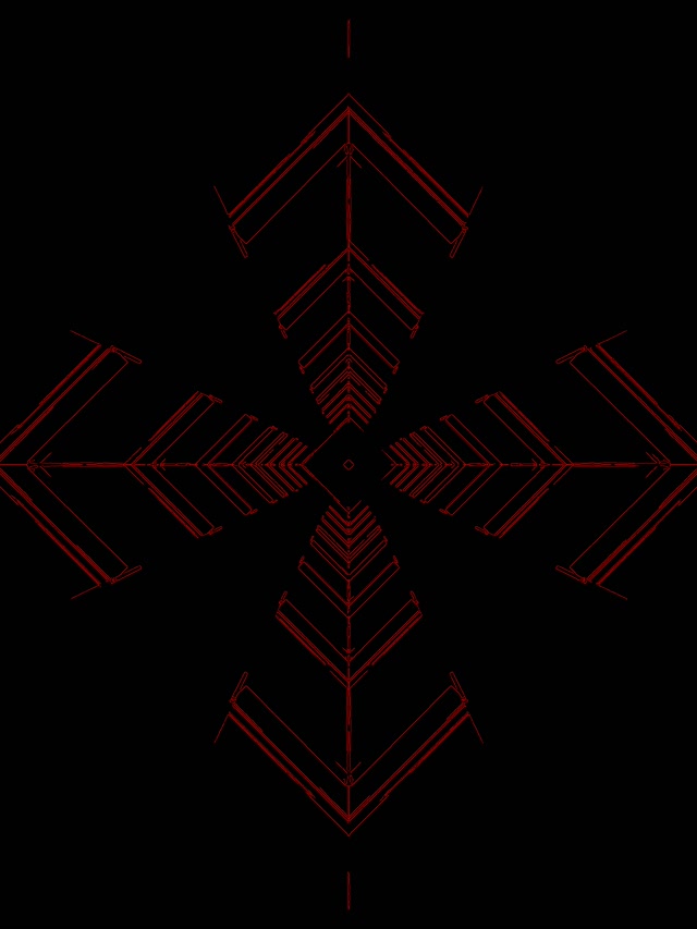 Twnnel Neon Groes Sifron Goch VJLoops 3:4 iPad Portread 60fps Sgrin Arbedwr