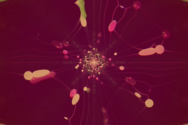 Twnnel Neon Kaleidoscope Seren VJ Loop 3:2 Surface 60fps Arbedwr Sgrin