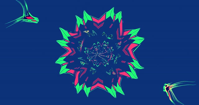 4K UHD 60fps Neon Tunnel Pauseskærm Windows 10 PC Laptop VJLoops Visual Indhold