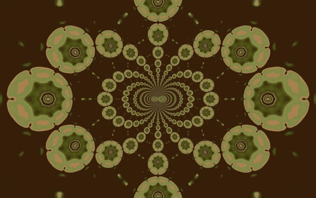 Neon Tunnel Fraktal Mandala 16:10 MacBook 60fps Pauseskærm Vj Loop