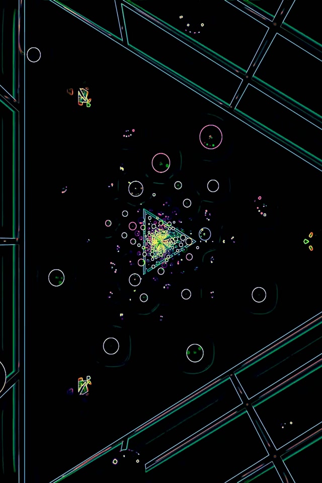 Neon Tunnel Cirkler 60fps Pauseskærm PC 2:3 Photo Portrait Vj Loop