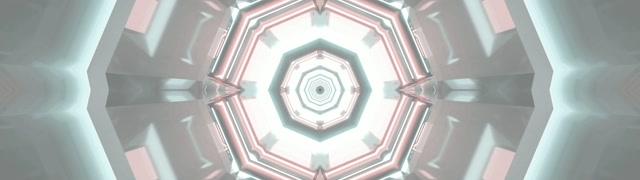 Neon Tunnel Ottekant Hvirvel VJ Loop 60fps 32:9 Super Ultrawide Pauseskærm