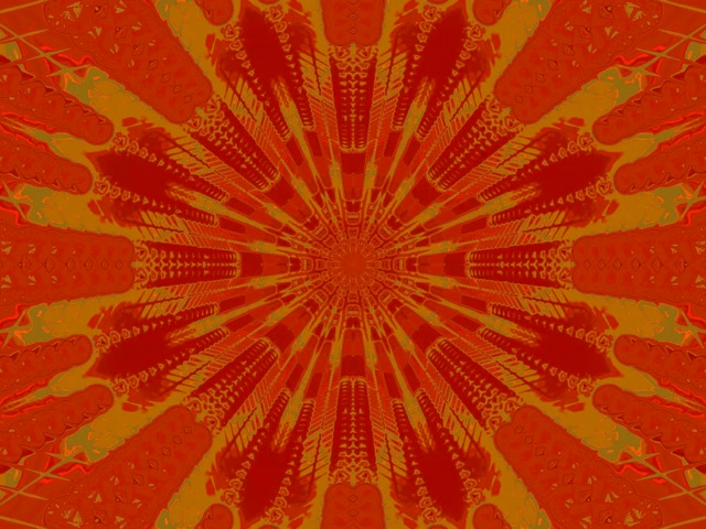 Neon Tunnel Kaleidoskop Burst VJ Loop 4:3 Classic 60fps Pauseskærm