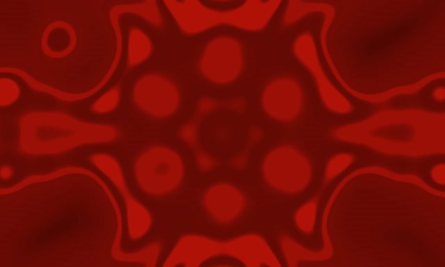 Red Pulsating Neon Tunnel 5:3 Wide 60fps VJ Loop Screensaver