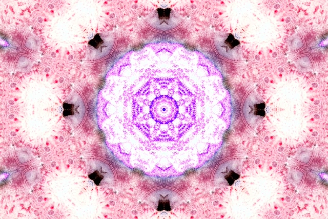 Pink Neon Tunnel Mandala Pauseskærm 3:2 Surface 60fps VJLoops PC