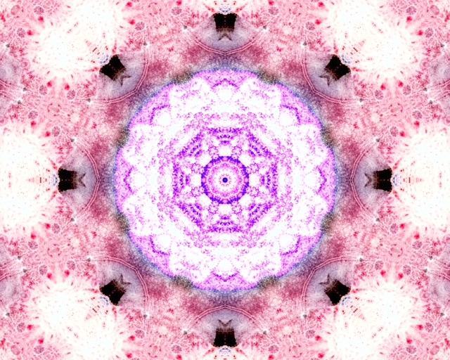 Pink Lilla Neon Tunnel Mandala Pauseskærm 5:4 industrial 60fps VJLoops