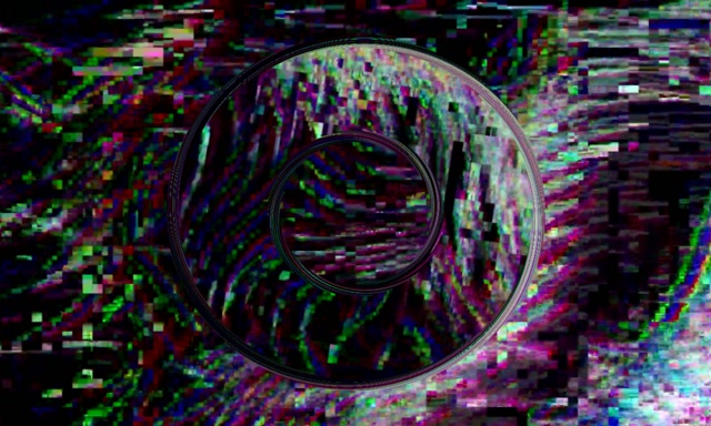 Neon Tunnel Glitch Swirl Vj Loop 5:3 Wide 60fps Screensaver