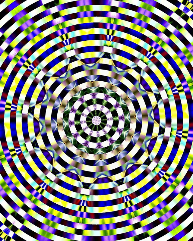 Neon Tunnel Kaleidoscope Vortex | 4:5 Instagram | 60fps Screensaver Loop