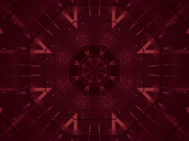 Rød Neon Tunnel Pauseskærm 4:3 Klassisk 60fps VJ Loop PC Laptop