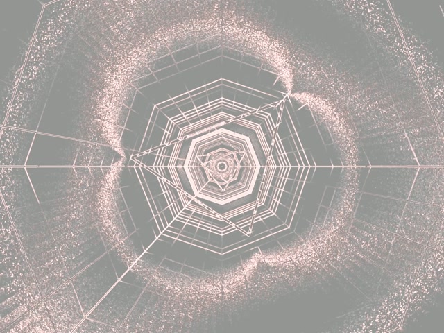 Neon Tunnel Ottekant Hvirvel VJ Loop 4:3 Classic 60fps Pauseskærm