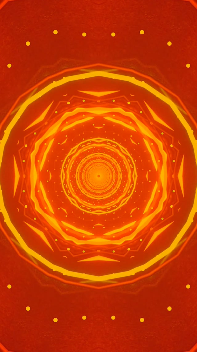 Neon Tunnel Ilden Ottekant Hvirvel Vj Loop 9:16 Reels 60fps Pauseskærm