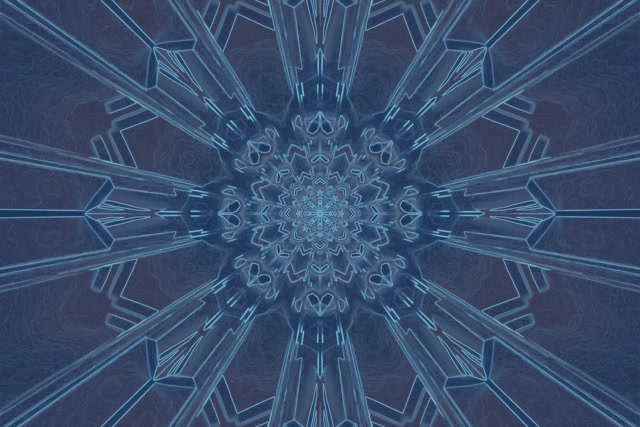 Fractal Kaleidoscope Neon Tunnel VJ Loop 3:2 60fps Screensaver