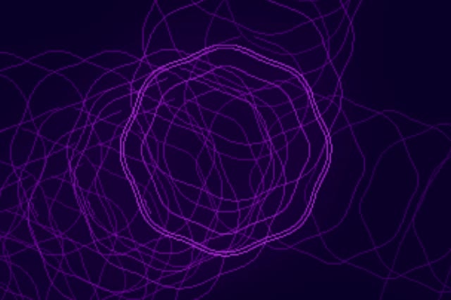 Purple Neon Tunnel VJ Loop 60fps 3:2 Surface Screensaver Motion Background