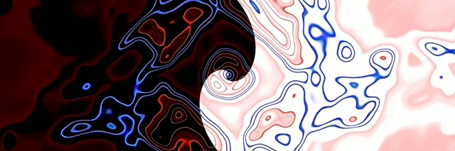 Neon Tunnel Yin Yang Spiral VJ Loop 3:1 Triple Wide 60fps Pauseskærm