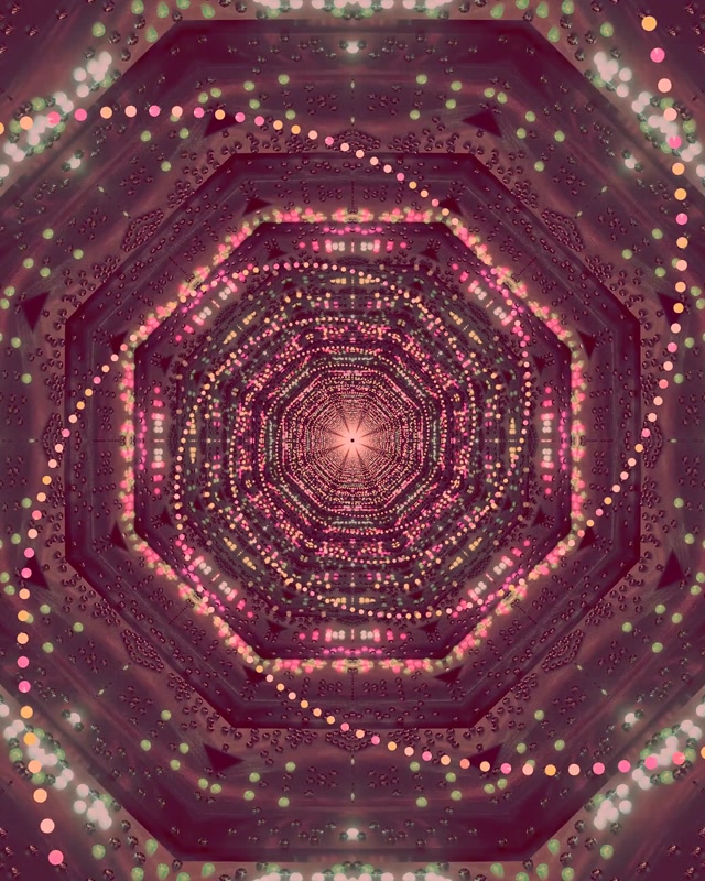 Pink Neon Tunnel Pauseskærm 60fps 4:5 Instagram VJ Loop PC Laptop