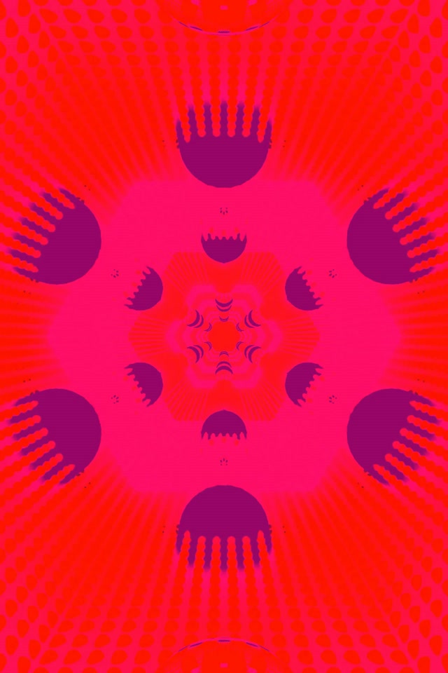 Neon Tunnel Heksagon Kaleidoskop VJ Loop 2:3 Foto Portræt 60fps Pauseskærm