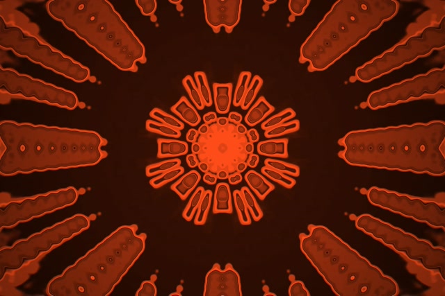 Radial Mandala Neon Tunnel 60fps VJ Loop Live Wallpaper 3:2 Screensaver