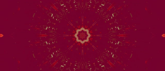 Neon Tunnel Fraktal Mandala Vj Loop 21:9 Ultrawide 60fps Pauseskærm