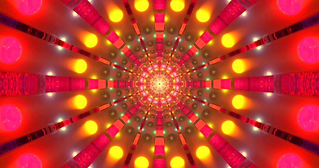 4K UHD 60fps Neon Tunnel Bildschirmschoner Windows 10 - VJ Loop Visueller Hintergrund für Bearbeitung