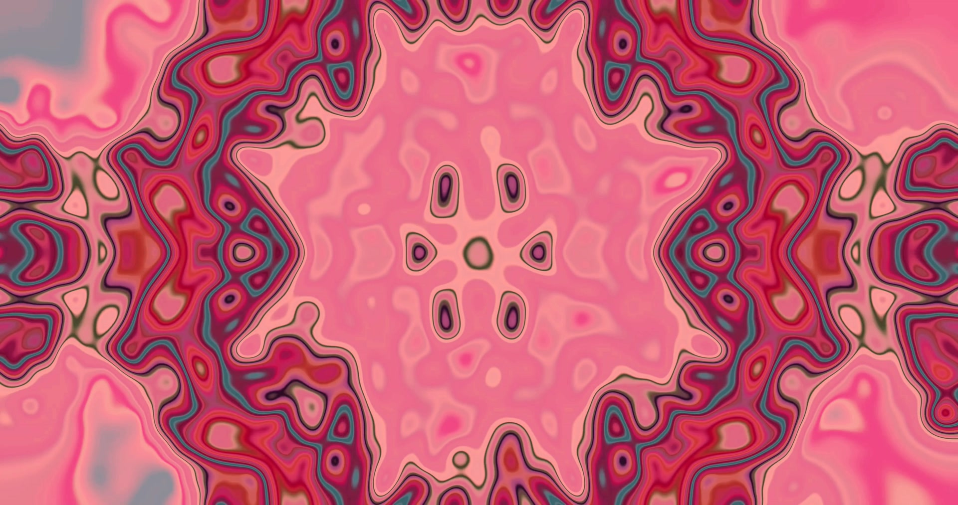 Pink Neon Tunnel Kaleidoscope 4k uhd 60fps screensaver Vj loop