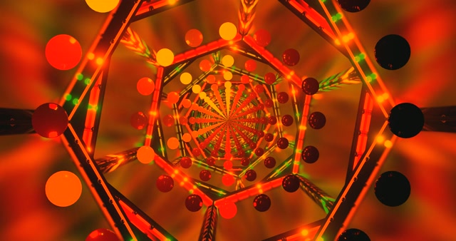 4K UHD 60fps Neon Tunnel Screensaver Windows 10 VJ Loop Visual Background