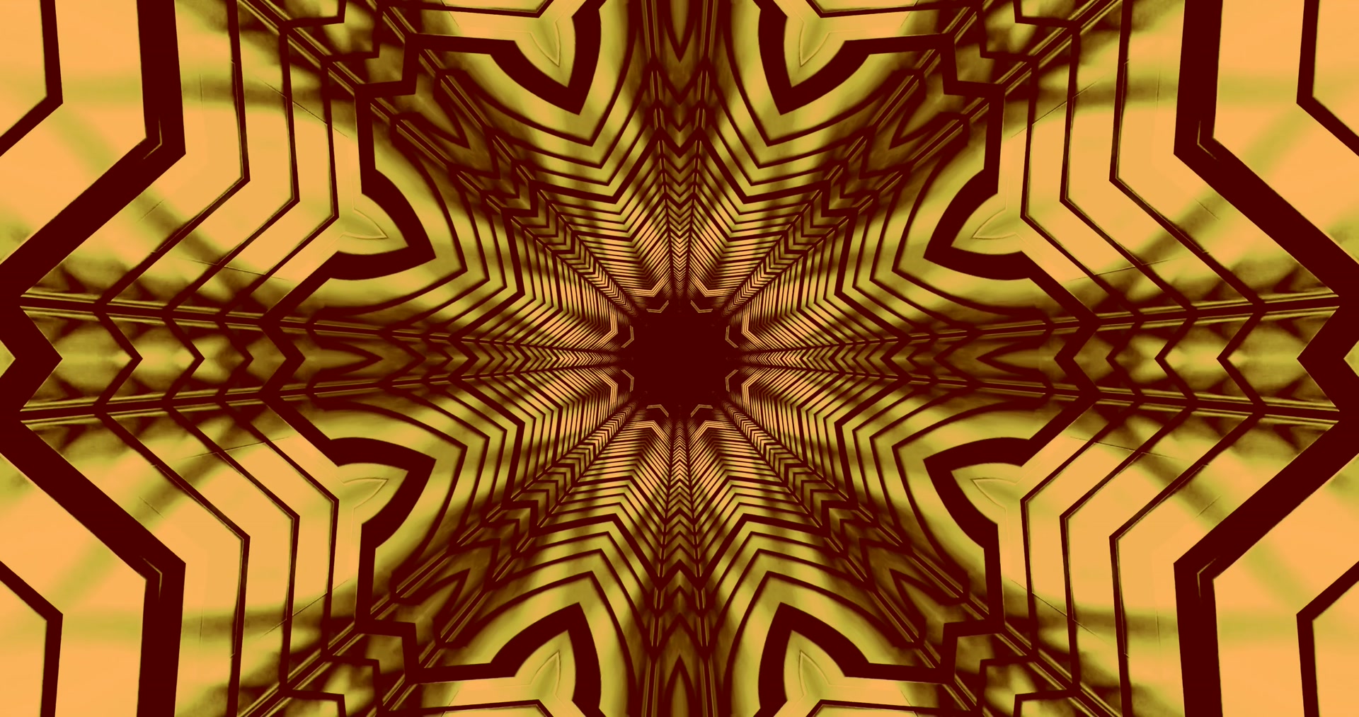 Amber Star Neon Tunnel screensaver 4k uhd 60fps screensaver pc